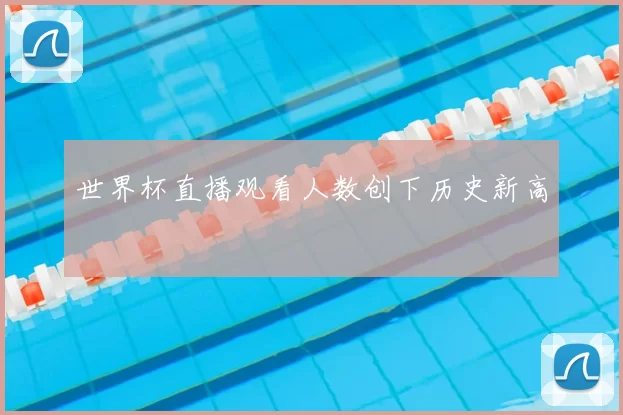世界杯直播观看人数创下历史新高